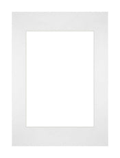 Passe-Partout Photo Frame Size 21x29,7 cm A4 - Photo Size 14,8x21 cm - White