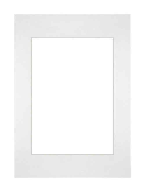 Passe-Partout Photo Frame Size 21x29,7 cm A4 - Photo Size 14,8x21 cm - White