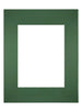 Passe-Partout Photo Frame Size 24x30 cm - Photo Size 15x20 cm - Green Forest