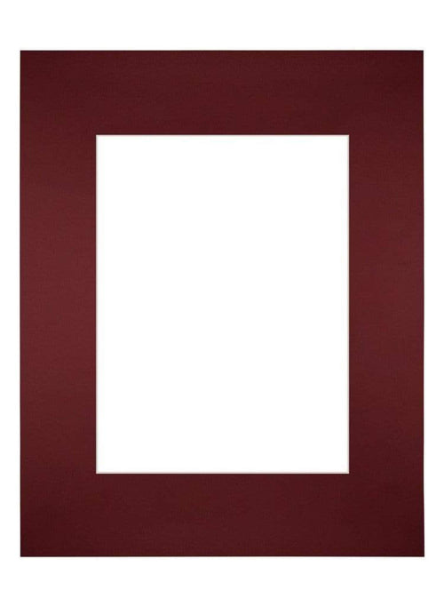 Passe-Partout Photo Frame Size 24x30 cm - Photo Size 15x20 cm - Wine Red