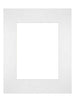 Passe-Partout Photo Frame Size 24x30 cm - Photo Size 15x20 cm - White