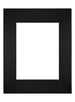 Passe-Partout Photo Frame Size 24x30 cm - Photo Size 15x20 cm - Black