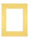 Passe-Partout Photo Frame Size 28x35 cm - Photo Size 18x24 cm - Yellow