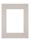 Passe-Partout Photo Frame Size 28x35 cm - Photo Size 18x24 cm - Gray Granite