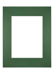 Passe-Partout Photo Frame Size 28x35 cm - Photo Size 18x24 cm - Green Forest