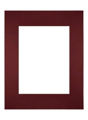 Passe-Partout Photo Frame Size 28x35 cm - Photo Size 18x24 cm - Wine Red
