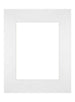 Passe-Partout Photo Frame Size 28x35 cm - Photo Size 18x24 cm - White