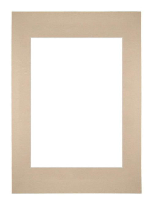 Passe-Partout Photo Frame Size 29,7x42 cm A3 - Photo Size 21x29,7 cm - Beige