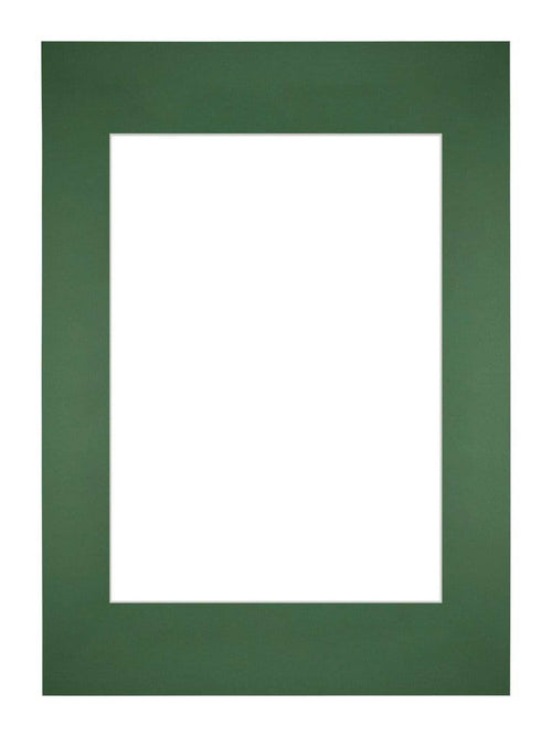 Passe-Partout Photo Frame Size 29,7x42 cm A3 - Photo Size 21x29,7 cm - Green Forest