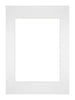 Passe-Partout Photo Frame Size 29,7x42 cm A3 - Photo Size 21x29,7 cm - White