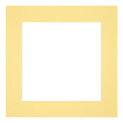 Passe-Partout Photo Frame Size 30x30 cm - Photo Size 15x15 cm - Yellow