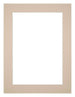 Passe-Partout Photo Frame Size 45x60 cm - Photo Size 40x50 cm - Beige