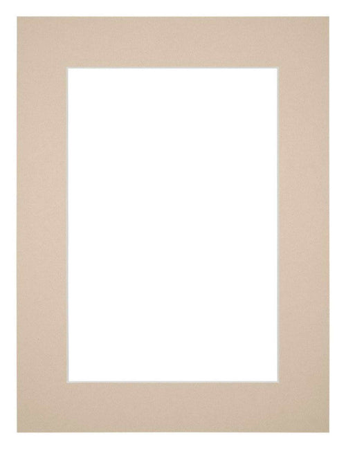 Passe-Partout Photo Frame Size 30x40 cm - Photo Size 20x30 cm - Beige