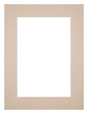 Passe-Partout Photo Frame Size 18x24 cm - Photo Size 9x13 cm - Beige