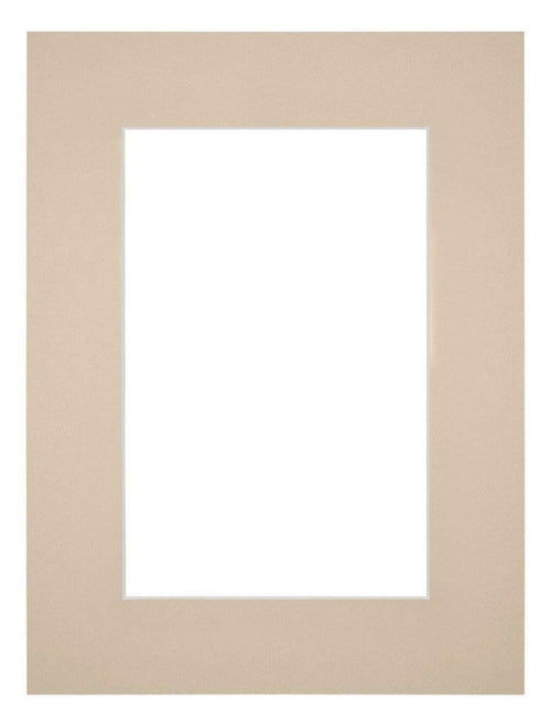 Passe-Partout Photo Frame Size 45x60 cm - Photo Size 30x45 cm - Beige