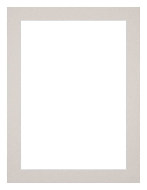 Passe-Partout Photo Frame Size 30x40 cm - Photo Size 25x35 cm - Gray Granite