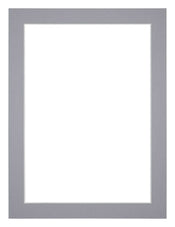 Passe-Partout Photo Frame Size 45x60 cm - Photo Size 40x55 cm - Gray