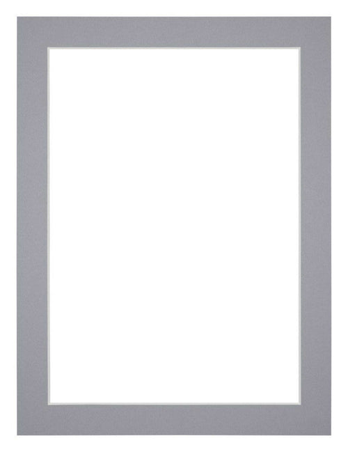 Passe-Partout Photo Frame Size 45x60 cm - Photo Size 40x55 cm - Gray