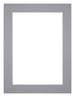 Passe-Partout Photo Frame Size 48x68 cm - Photo Size 40x50 cm - Gray