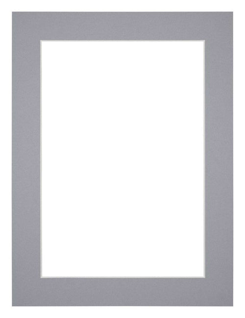 Passe-Partout Photo Frame Size 45x60 cm - Photo Size 40x50 cm - Gray