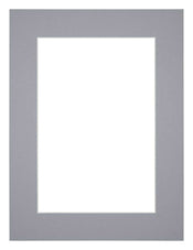 Passe-Partout Photo Frame Size 18x24 cm - Photo Size 9x13 cm - Gray