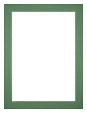 Passe-Partout Photo Frame Size 45x60 cm - Photo Size 40x55 cm - Green Forest