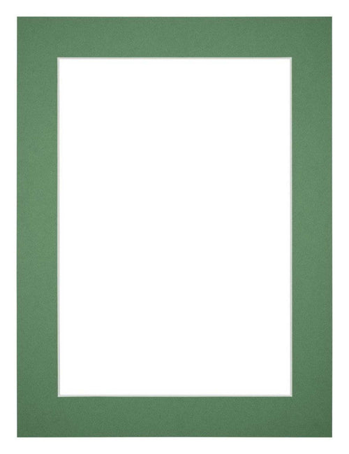 Passe-Partout Photo Frame Size 45x60 cm - Photo Size 40x50 cm - Green Forest