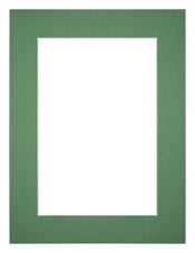 Passe-Partout Photo Frame Size 18x24 cm - Photo Size 9x13 cm - Green Forest