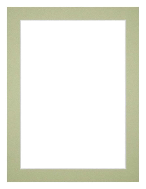 Passe-Partout Photo Frame Size 30x40 cm - Photo Size 25x35 cm - Mint green