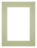 Passe-Partout Photo Frame Size 60x80 cm - Photo Size 50x70 cm - Mint green