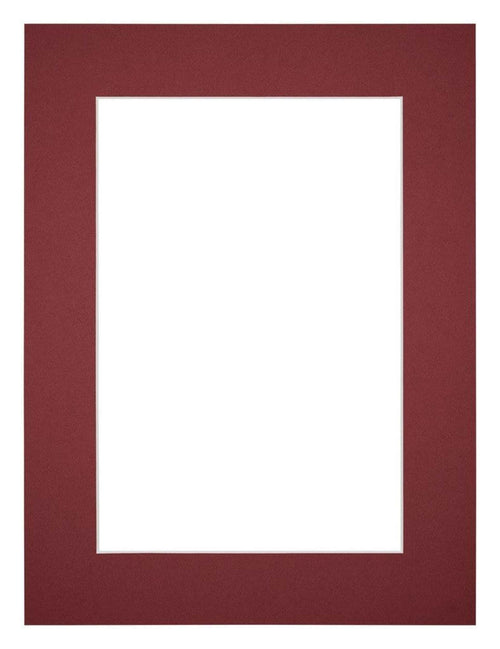 Passe-Partout Photo Frame Size 45x60 cm - Photo Size 35x50 cm - Wine Red