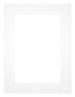 Passe-Partout Photo Frame Size 60x80 cm - Photo Size 50x70 cm - White