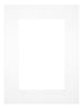 Passe-Partout Photo Frame Size 45x60 cm - Photo Size 30x45 cm - White