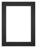 Passe-Partout Photo Frame Size 46x61 cm - Photo Size 40x50 cm - Black