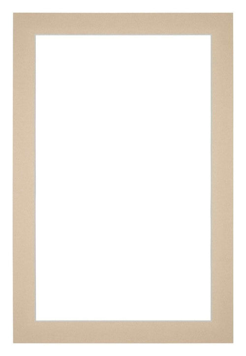 Passe-Partout Photo Frame Size 60x90 cm - Photo Size 55x85 cm - Beige