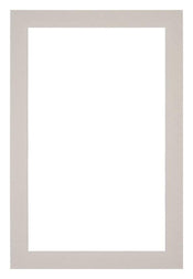 Passe-Partout Photo Frame Size 40x60 cm - Photo Size 35x55 cm - Gray Granite