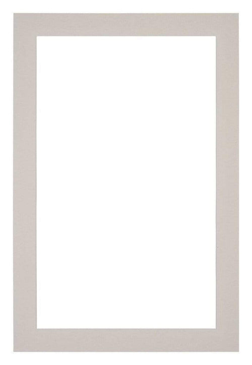 Passe-Partout Photo Frame Size 40x60 cm - Photo Size 35x55 cm - Gray Granite