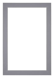 Passe-Partout Photo Frame Size 40x60 cm - Photo Size 35x55 cm - Gray