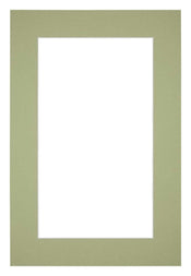 Passe-Partout Photo Frame Size 40x60 cm - Photo Size 30x50 cm - Mint green