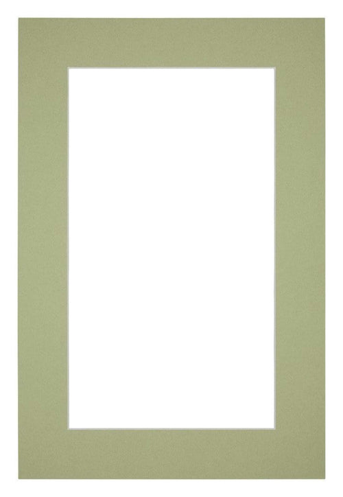 Passe-Partout Photo Frame Size 40x60 cm - Photo Size 30x50 cm - Mint green