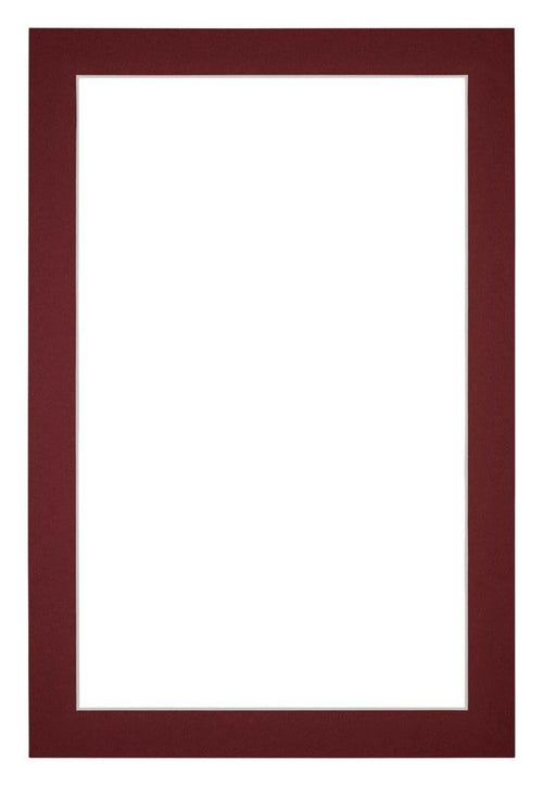 Passe-Partout Photo Frame Size 60x90 cm - Photo Size 55x85 cm - Wine Red