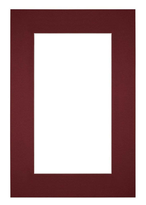 Passe-Partout Photo Frame Size 61x91,5 cm - Photo Size 50x70 cm - Wine Red
