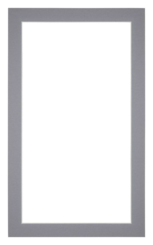 Passe-Partout Photo Frame Size 30x50 cm - Photo Size 25x45 cm - Gray