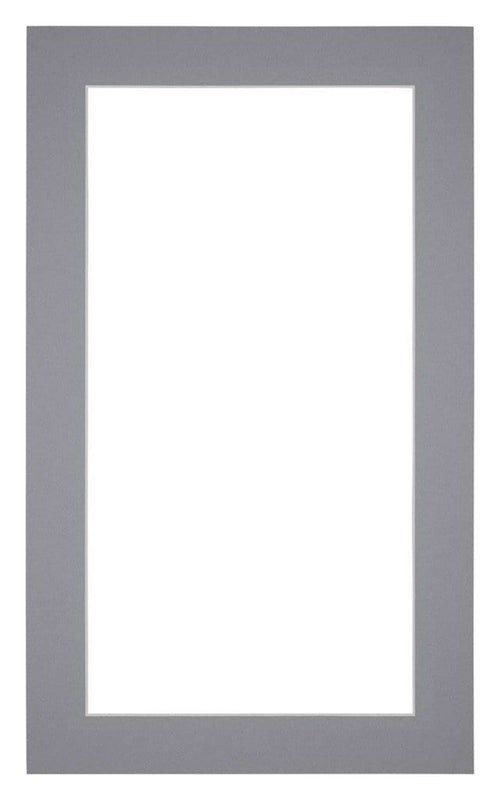 Passe-Partout Photo Frame Size 30x50 cm - Photo Size 20x30 cm - Gray