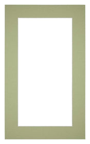 Passe-Partout Photo Frame Size 30x50 cm - Photo Size 20x40 cm - Mint green