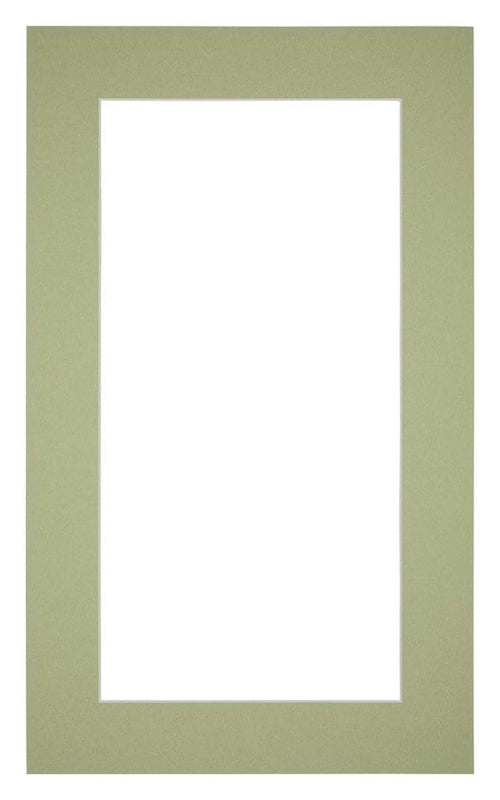 Passe-Partout Photo Frame Size 30x50 cm - Photo Size 20x40 cm - Mint green