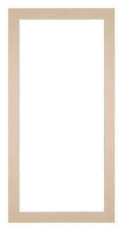 Passe-Partout Photo Frame Size 20x40 cm - Photo Size 15x20 cm - Beige