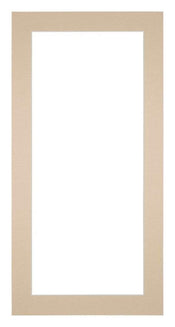 Passe-Partout Photo Frame Size 20x40 cm - Photo Size 13x18 cm - Beige