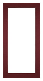 Passe-Partout Photo Frame Size 20x40 cm - Photo Size 13x18 cm - Wine Red