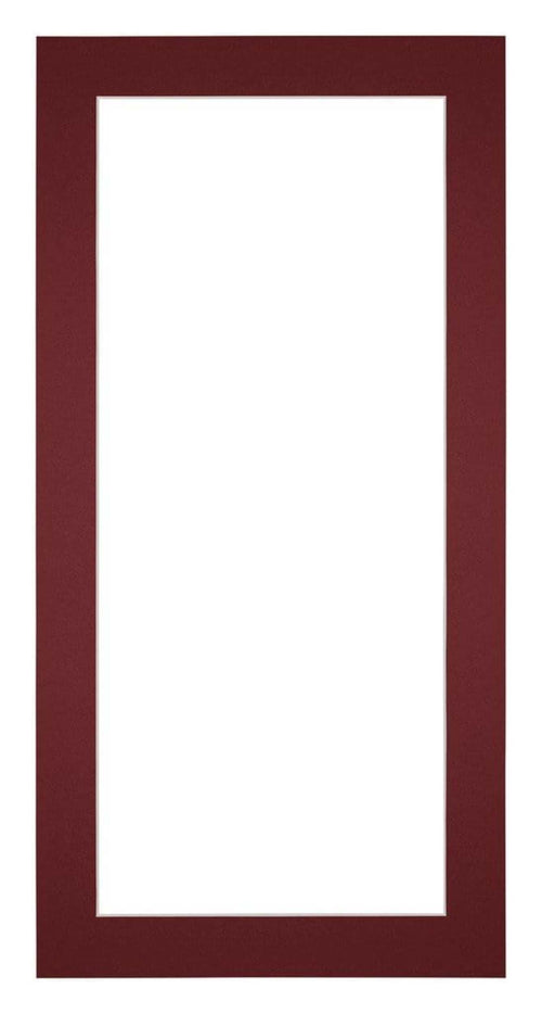 Passe-Partout Photo Frame Size 20x40 cm - Photo Size 13x18 cm - Wine Red